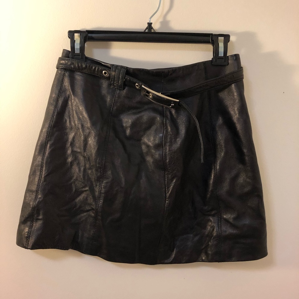 Leather Skirt